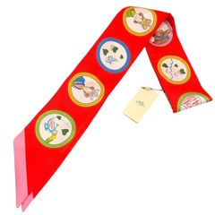 エルメス HERMES ツイリー　HERMES TEA TIME シルク レディース スカーフ
