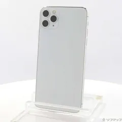 〔中古品〕 iPhone11 Pro Max 256GB シルバー MWHK2J／A SIMフリー【348】