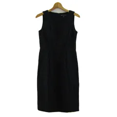 ブルックスブラザーズ ノースリーブワンピース レース トップス レディース Oサイズ ブラック 346 Brooks Brothers 【中古】