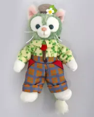 【中古】ぬいぐるみ ジェラトーニ ぬいぐるみバッジ 「ダッフィー＆フレンズのハートフェルト・ストロベリーギフト」 東京ディズニーシー限定