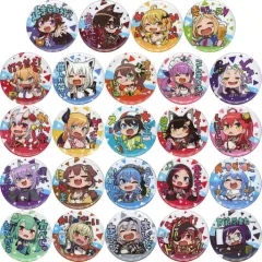 【中古】バッジ・ピンズ 全24種セット 「バーチャルYouTuber ホロライブ カプセル缶バッジ」