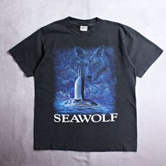 【ONEITA】90s～00s アメリカ製 SEAWOLF 潜水艦 プリントTシャツ シングルステッチ ビンテージ