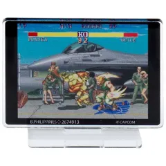 【中古】アクリルスタンド・アクリルパネル ブランカVSガイル 「ストリートファイターII ゲーム情景アクリルスタンド」