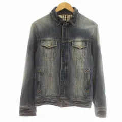 バーバリーブラックレーベル BURBERRY BLACK LABEL デニムジャケット Gジャン M 青 ブルー /☆Gのサムネイル