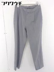◇ URBAN RESEARCH ROSSO タック センタープレス パンツ サイズ38 グレー レディース  【1109100030739】