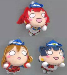 [중고] 봉제 인형 전 3 종 세트 잠자는 봉제 인형 "1 학년-HAPPY PARTY TRAIN"[러브라이브! 선샤인!!]