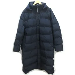 【新品未使用】1.8万円商品、シームレスダウンロングコートLネイビー ユニクロ公式 | シームレスダウンロングコート