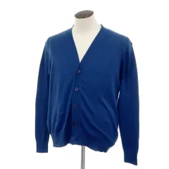 【中古】ルトロワ Letroyes ハイゲージ コットン ニット カーディガン ダークブルー【サイズ5】【メンズ】のサムネイル