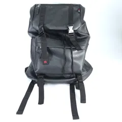 Healthknit ヘルスニット リュック バックパック フェイクレザー ブラック 黒 ポケット多め レディース メンズ PCポケット 側面ポケットのサムネイル