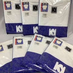 【未開封】KANSAI MAN　メンズ　長袖シャツ　Lサイズ　白　7パックまとめ売り　グンゼ　C592