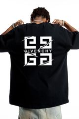 Givenchy ジバンシィ ナイフカット レタープリント カップル半袖 男女兼用