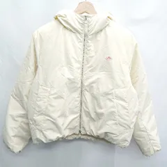 ■ ⊇ DANTON ダントン 長袖 ダウンジャケット サイズS クリーム系 レディース E  【1502180032356】