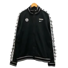 【新品未使用】NIKE×アクロニウム　トラックジャケット　ジャージ　黒　M 刺繍 新品 Ssize NIKE x ACRONYM トラックジャケット ナイキ x