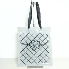 インゲボルグ★透け感が可愛い！　ナイロンバッグ風　トートバッグ　アイボリー～ライトグレー系　＊k4313