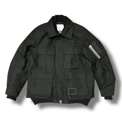 sacai 20ss レイヤードミリタリーシャツジャケット