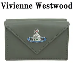 ヴィヴィアン ウエストウッド Vivienne Westwood 5115002GW L001L M405 三つ折り 財布 小銭入れ カード入れ レザー レディース グリーン