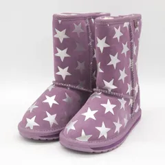 エミュー ブーツ 未使用 K11119 Starry Night  靴 シューズ キッズ 女の子用 K10/15サイズ パープル EMU Australia