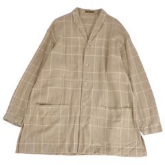 Y's】 ワイズ ロングコート リバーシブル ビンテージ オーバーサイズ