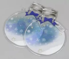 【中古】雑貨 雪の結晶 アクリルメイクアップカバー