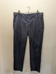 新品未使用/INCOTEX(インコテックス)SLIM/29/チノパンツ/ネイビー INCOTEX インコテックス 秋冬春 100型 サテンスウェット