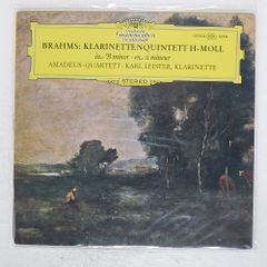 独 ドイツ盤 カールライスター/ブラームス クラリネット五重奏曲/DG 139354 LP
