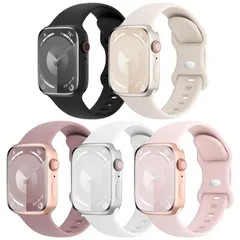 【数量限定】Series 10/9/8/SE/7/6/5/4/3/2/1/Ultra iWatch に対応 防水性 通気性 柔らかいシリコン素材 2/Ultra 交換ベルト スポーツストラップ 49mm 46mm 45mm 44mm 男性 42mm 41mm