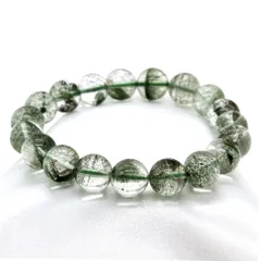 グリーンガーデンファントムクォーツ　10ｍｍブレスレット [NO.3]