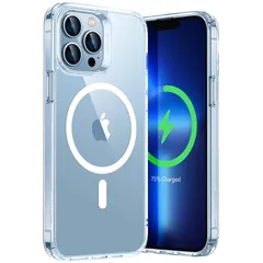 【即日発送】衝撃保護 透明 SGS認証 1500gまで磁気吸着 アップグレード 黄変しにくい ワイヤレス充電 傷に強い背面 いphone13promaxケース アイフォン13プロマックス(6.7インチ)Classicカバー ケース Max Pro クリア 13