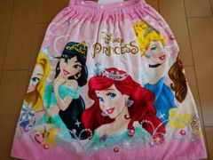 마루 眞 면 100% 60cm 길이 감아 타월 랩 타월 디즈니 프린세스 60×120cm 핑크 쥬얼리