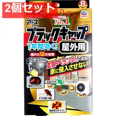 アース製薬 ブラックキャップ 屋外用 8個入 2個セット まとめ売り