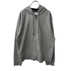 Champion ロゴスウェット パーカー L グレー チャンピオン ジップアップ フーディー スウェットカットソー 古着卸 アメリカ仕入 a709-5023
