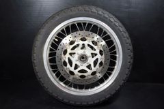 sr400 フロントホイール ディスク ローター メーターギア付 あと1時間sr400 フロントホイール ディスク ローター メーター