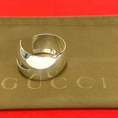 【美品】GUCCI ブレスレット　バングル　カットアウトG ヴィンテージ　925 19.5 グッチ カットアウト Gロゴ ブレスレット バングル 925シルバー