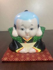 福助　置物　縁起物　陶器　　骨董品　アンティーク　レトロ　よーいドン　隣の人間国宝　人形　商売繁盛　風水　福助人形　伝統工芸品　アンティーク
