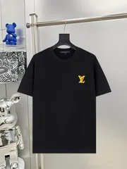 【今日特価】Louis Vuitton 2025SS プレミアムロゴプリント T シャツ