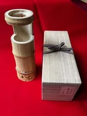 楽天市場】竹 一重切 花入の通販