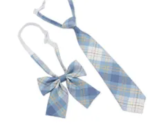 【色: 06】卓上棉品 制服リボン ネクタイ スクールリボン 女子 中学生 高校