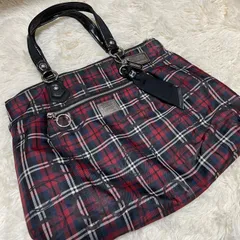 【良品】COACH コーチ ハンドバッグ　チェック