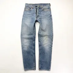 90s ☆ LEVIS 626-0217 しっかり縦落ち◎ テーパード ジーンズ ライトブルー デニムパンツ W30 いなたい アメカジ 古着 リーバイス■JS519