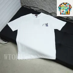 【今日特価】福神 カートゥーン柄プリント ショートスリーブ T シャツ(EV002)-1