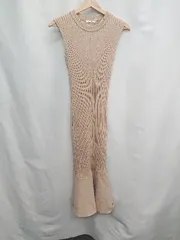 ◇ ⊂ JULIA BOUTIQUE ジュリアブティック 無地 ノースリーブ 膝下丈 ワンピース サイズ表記なし ベージュ系 レディース E  【1504210012505】のサムネイル