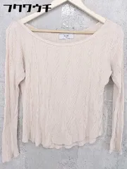 ◇ SLOBE IENA スローブ イエナ 長袖 カットソー アイボリー レディース 【中古】 【1002798473591】