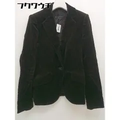 ◇ M premier エムプルミエ ベロア調 1B シングル 長袖 ジャケット ブレザー サイズ 36 ブラック レディース  【中古】 【1111080010977】のサムネイル