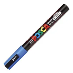 三菱鉛筆 ユニ ポスカ 細字 スカイブルー PC-3M.48 （1点）