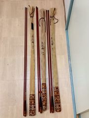 ほぼ未使用 美品 40年前購入 天使平式 魚集 16尺 ヘラ竿 和竿 竹竿