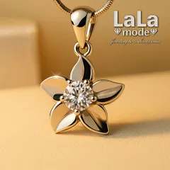 ネックレス レディース プルメリア ハワイアン ジュエリー アクセサリー 花 フラワー 0.6ct CZダイヤモンド AAAA ジルコニア シルバー925 プラチナ コーティング仕上げ アレルギー対応 送料無料 プレゼント 人気 シンプル 大人 華奢