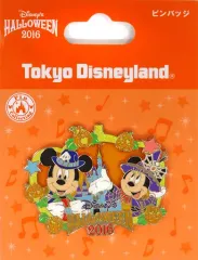 【中古】バッジ・ピンズ(キャラクター) ミッキーマウス＆ミニーマウス ピンバッジ 「ディズニー・ハロウィーン2016」 東京ディズニーリゾート限定