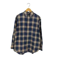 (古着)90s timberland 無地リネンシャツ 長袖　cityboy 送料無料』 90s Timberland サファリシャツ 半袖 ベージュ XL