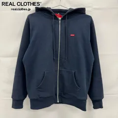 シュプリーム スモールボックスロゴ フルジップ 裏地 パーカー M