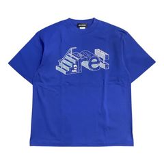 【新品・未使用】re:create S/S T-SHIRTS (respot) M.BLUE リクリエイト 半袖T- シャツ ブルー